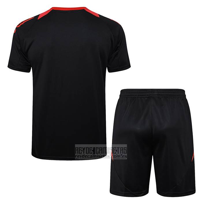 Chandal del SC Internacional Manga Corta 2024-2025 Negro - Pantalon Corto